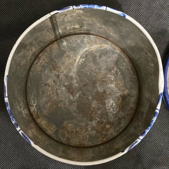 Vintage Royal Delft Lithographed Blue and White Trinket Tin Box - Picture 3 of 8